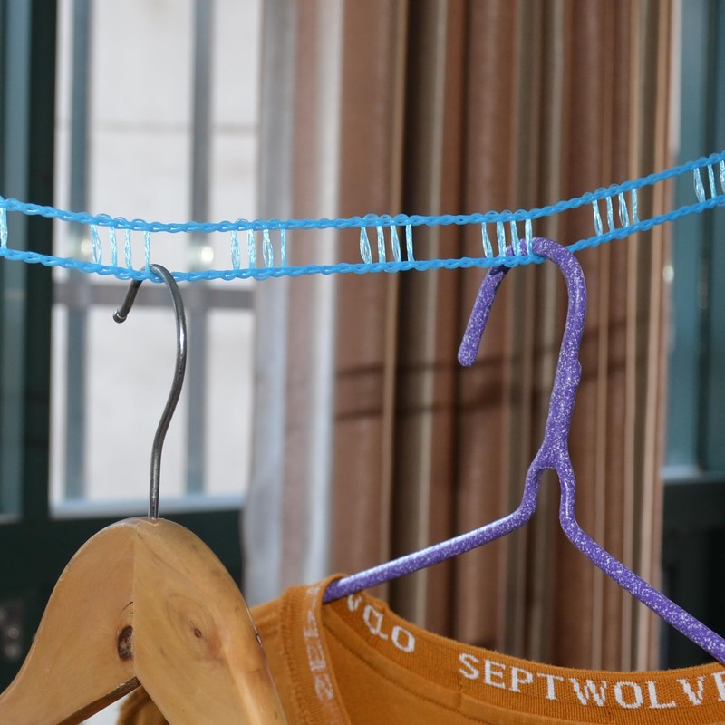 4 PCS 5 Meters Portable Travel Clothes Lines, Washing Line