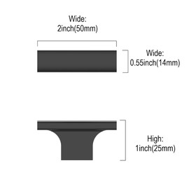 Asidrama 30 Pack Matte Black Kitchen Cabinet Knobs Drawer Cabinet Hardware Zinc Knobs for Dresser Drawers