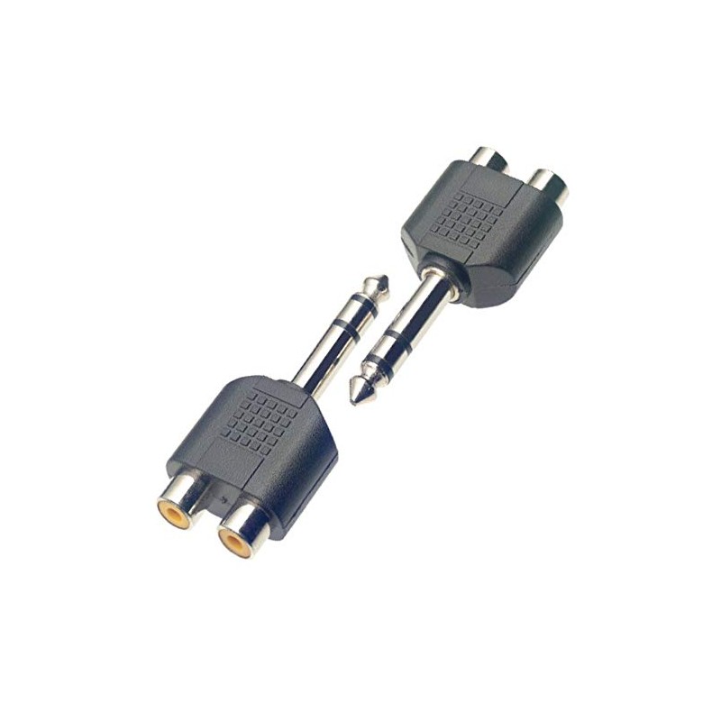 2 Dual F.Rca/M.Stereo Jck Adap