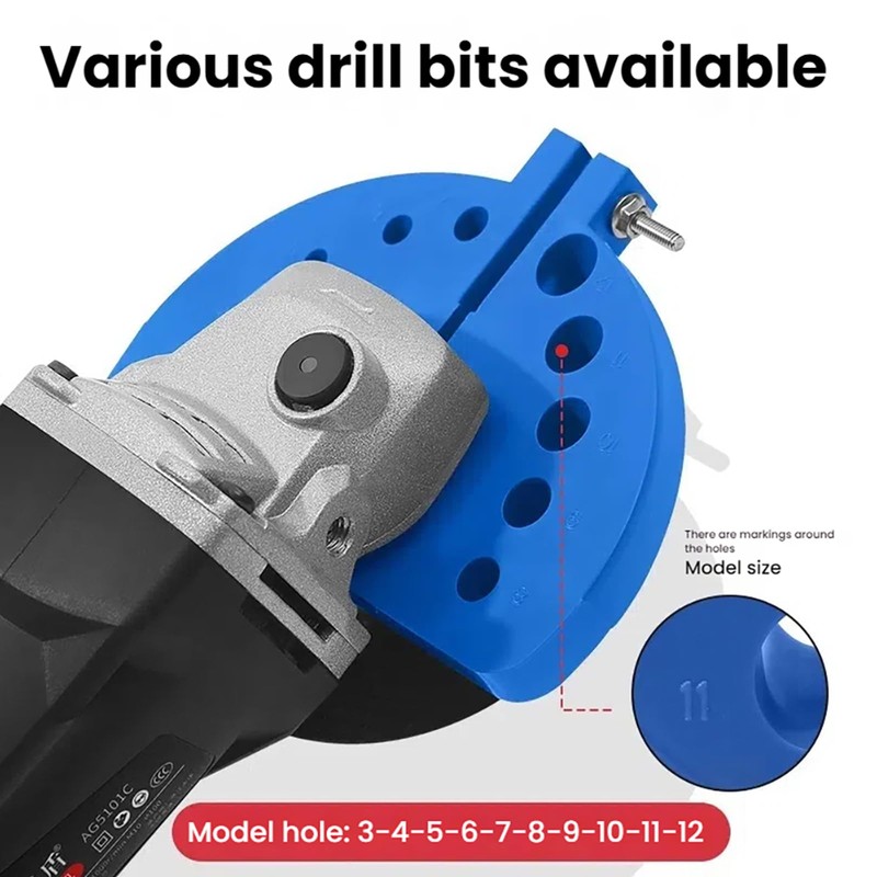 Drill Bit Sharpener - Right Angle Drill Attachment, Drill Bit