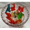 Handmade Vintage Clear Toy Candy, Barley Lollipops - 13 Count