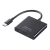Sanwa Supply USB Type-C Hub (2 x C) USB-3TCP12BK