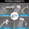 Shower Head Elbow Adapter, All Metal Handheld & Wall-Mounted Shower