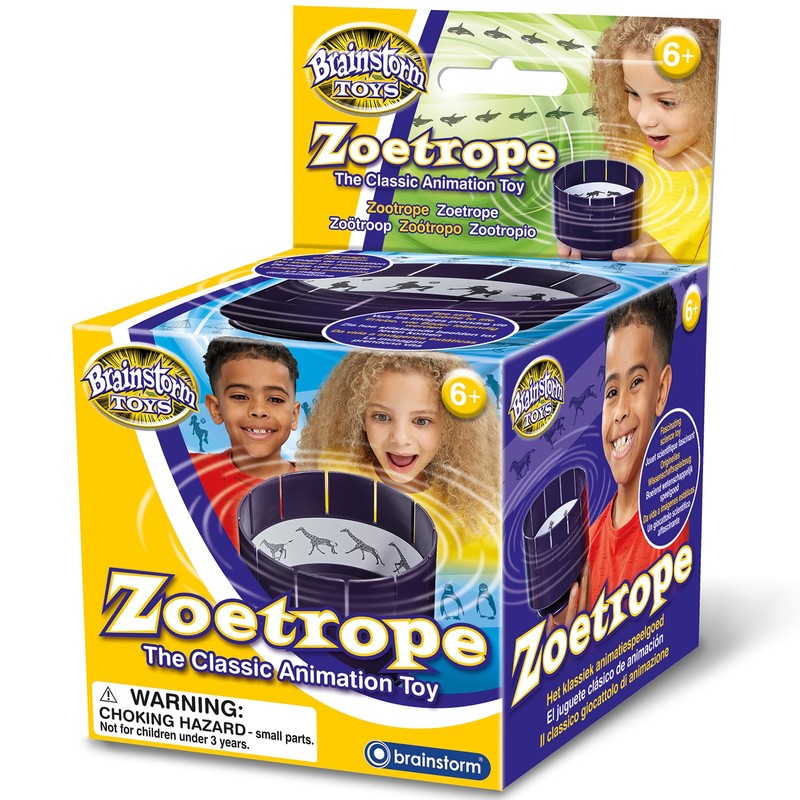 Brainstorm Toys Zoetrope- The Classic Animation Toy, Multi