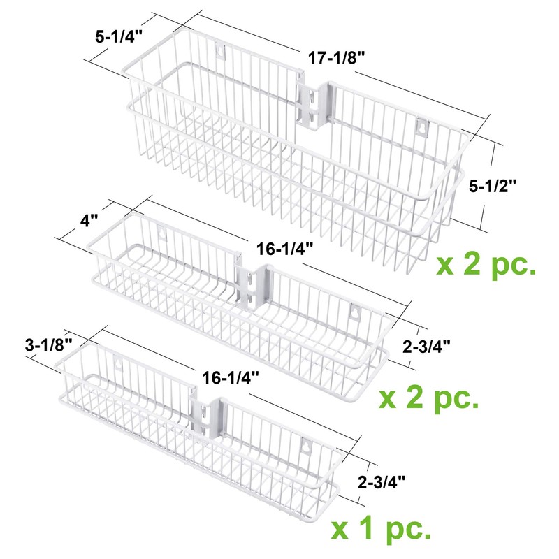 AllSpace Carbon Steel Pantry Organizer Heavy Duty Hanging Over the