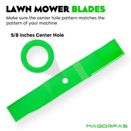 Magorfas Lawn Mower Blades Medium Lift Fits for 04769800 for Ariens Ikon-X 42 Ikon-XD 42 Ikon-XL 42 Gravely ZTX 42 ZT XL 42 ZTX 42, 3 PCS