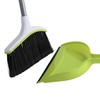 Casabella Basics 2-Piece Angled Broom and Dustpan Set, 44" Angled