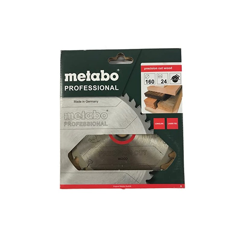 Metabo 628031000 Circular Saw Blade 160 x 2.2 x 20