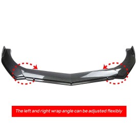 Carbon Fiber Look Front Bumper Lip Spoiler Splitter For Acura TL Body Kit U
