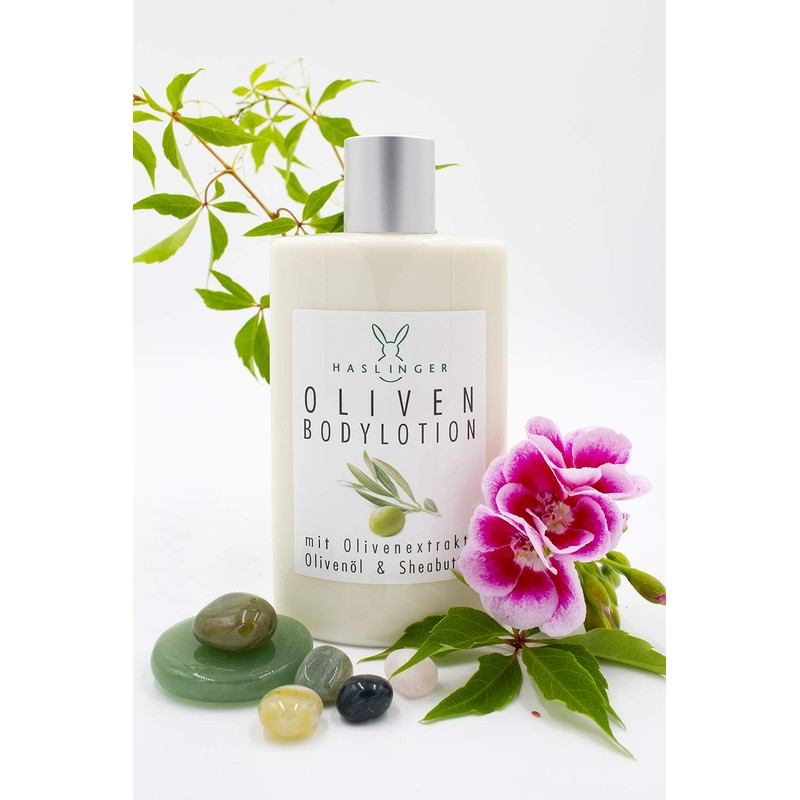 Haslinger Nr. 2514, Oliven Bodylotion / Körpermilch mit Olivenblattextrakt &