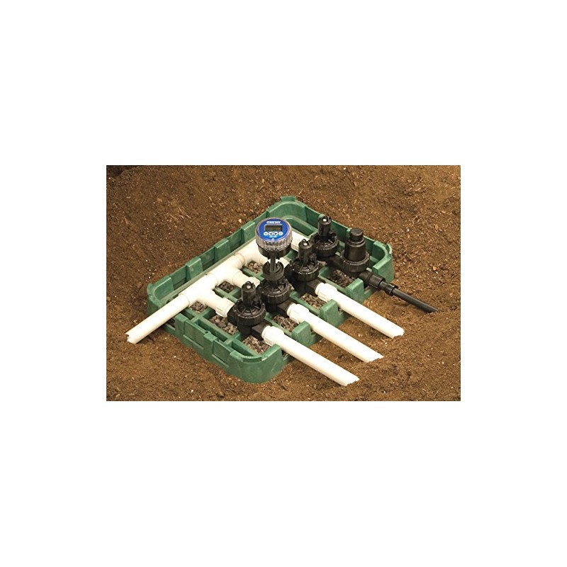 Hydro-Rain 4020 4-Station Battery-Powered Controller with 1 Solenoid