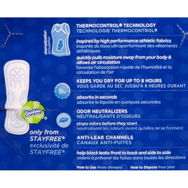 Stayfree Maxi Pads, Super - 10 ct