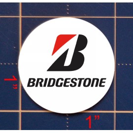 Unbranded BRIDGESTONE GOLF BALL MARKER-- 1" DOMED STEEL.