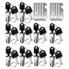 Lsgoodcare 10Pack Security Mailbox Lock Cabinet Drawer Cupboard Cam Lock