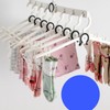Folding Hangers Plastic Anti Slip Multifunctional Portable Travel Hangers Clothes