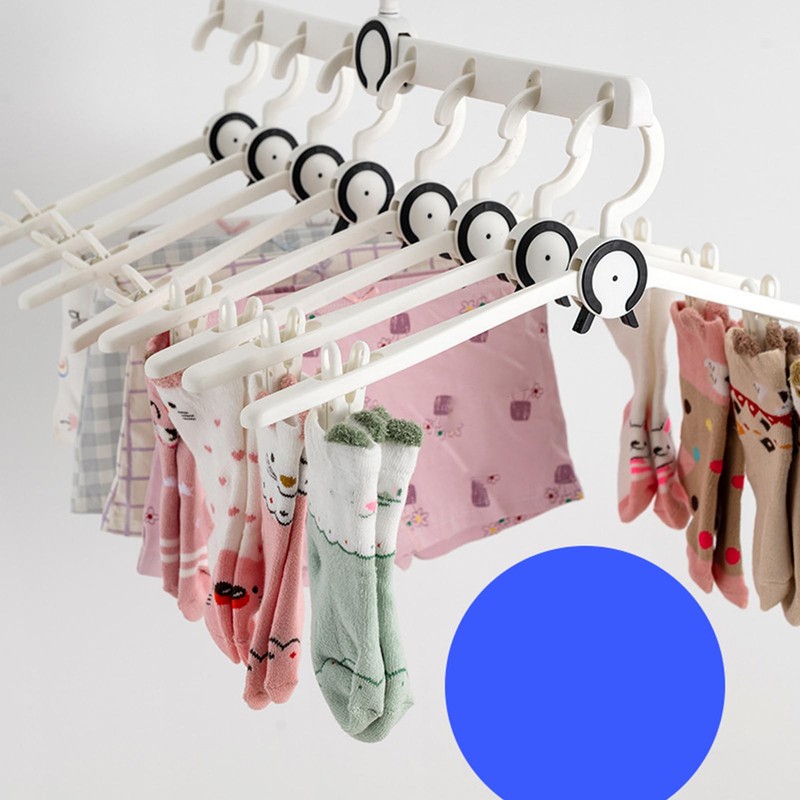 Folding Hangers Plastic Anti Slip Multifunctional Portable Travel Hangers Clothes