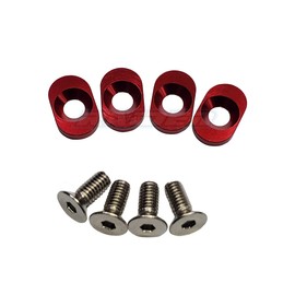 Aluminum Alloy Fixing Motor Base Reinforcement for Traxxas 1/8 4WD Sledge Monster Truck - RED