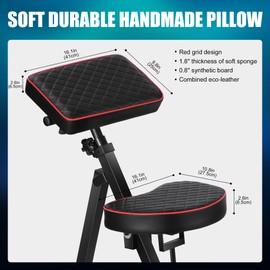 Poarmeey Portable Tattoo Chair Foldable Tattoo Arm Rest Adjustable Height Multifunctional Tattoo Chair for Artists and Client
