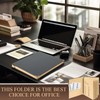 Marspark in Case I Die Binder Important Document Organizer with