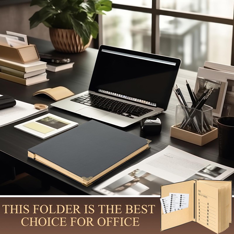 Marspark in Case I Die Binder Important Document Organizer with