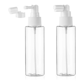 Cosywell 2 Pack Travel Spray Bottle 3.4oz 100ml TSA Approved Travel Size Spray Bottle Leak Proof Small Spray Bottles Long Mouth Spray Bottle for Hair Mouthwash Toners Rose Water Cosmetics