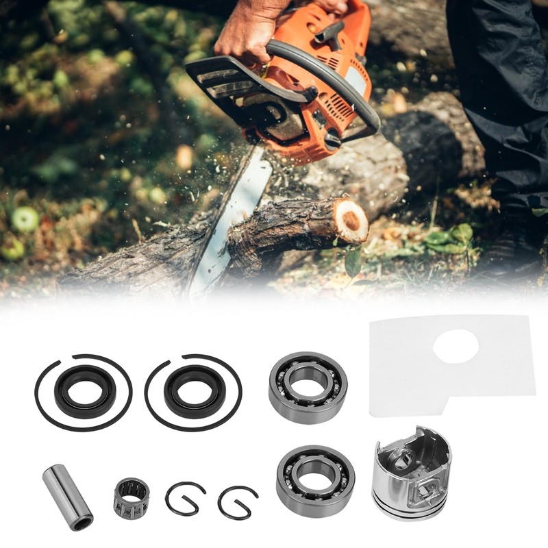Aluminum Piston Kit Replacement Chain Saw Accessory Spare Parts for