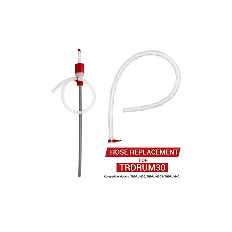 TERA PUMP Replacement Flexible Discharge Hose for TRDRUM30 Manual Drum