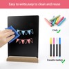8 Pack 6x8 Inch Small Chalkboard Signs with Stand,Double-Sided Tabletop