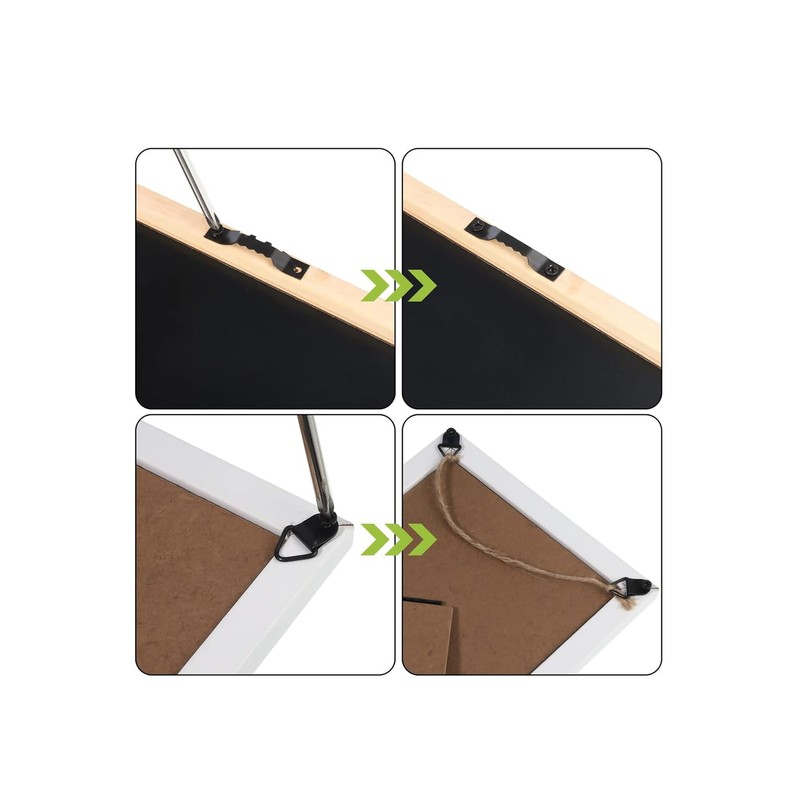 LIKENNY Wall Hooks, Frame Hanging Hardware, Triangle Hanger, Hanging Hardware,