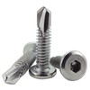 Fajoeda Pack of 40 Self-Tapping Screws Flat Head, 6.3 x