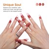 Gellen Jelly Gel Nail Polish Set, 6 Transparent Amber Brown