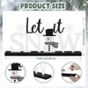 MiniInflat Winter Metal Sign Rustic Let It Snow Table Decor