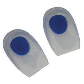 Silicone Gel Heel Cup, Insole Plantar Heel Support Pad, Best for Plantar Fasciitis and Heel Pain (Large)