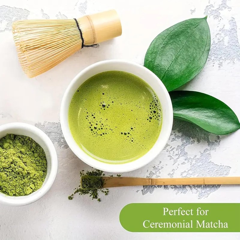 Luikyei Matcha Traditional Starter Set - Bamboo Matcha Whisk (Chasen),