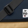 Chums Bag Small Camera Shoulder Sweat Nylon, Navy x Beige