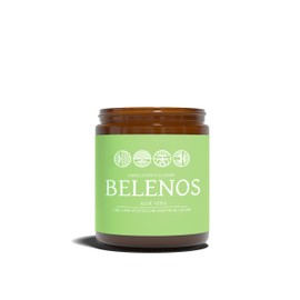 BELENOS Duftkerze mit Aloe Vera, 100 % pflanzliches Wachs (groß), beruhigendes Geschenk für Frauen, mehr als 40 Stunden Brenndauer, 450 g