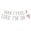 Embhhor Man I Feel Like 30 Banner, Western Cowgirl 30th