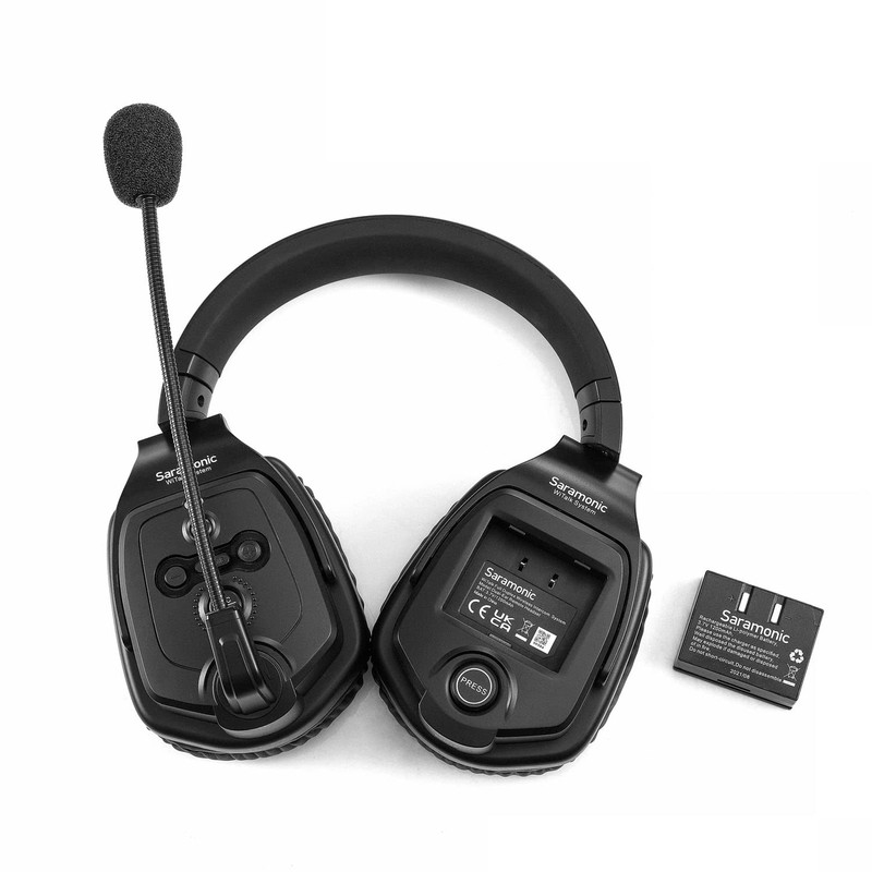 Saramonic WiTalk-DRH | Dual-Ear Wireless Intercom Remote Headset for The