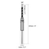 sourcing map Square Hole Drill Bit, 3/8" High-Carbon Steel Hollow