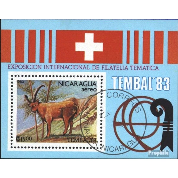 Nicaragua Block149 (complete.issue.) fine used/cancelled 1983 TEMBEL 83 (Stamps for