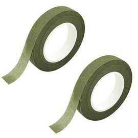 Flora Tape, Moss Green, 2 Rolls, Artificial Flower Tape, Flower Arrangement Kit, Floral Tape, Bouquet, Making, Making Tape, For Florists, Bouquets, Stems, Crafts, Supplies, DIY Materials, Flower