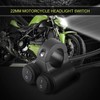 Aramox 12V 10A Motorcycle Handlebar Headlight Brake Fog Light Horn