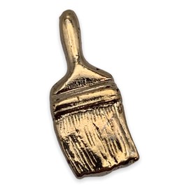 Paint Brush Lapel Pin by StockPins – Art Award Pins for Artists, Teachers, and Students, Handcrafted Artist Pin for Jackets, Hats, and Backpacks