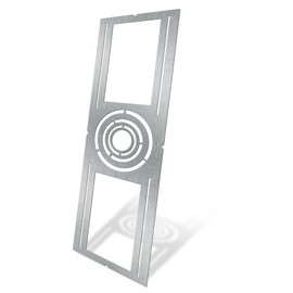 Xadnitu 20 Pieces Construction Mounting Plate Bracket with Centered Symmetric Adjustable Round Rough-in Hole for 2/3/4/6 Inch LED Ceiling Recessed Lighting