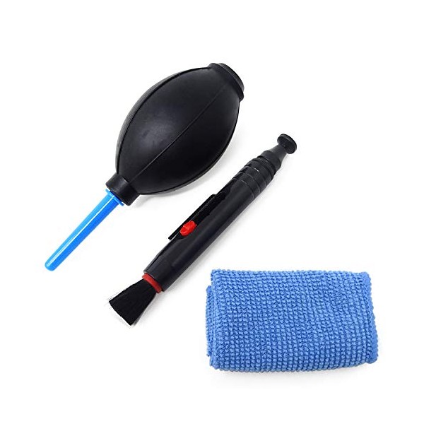 Honbay Camera 3-in-1 Cleaning Kit: Air Blower, Cleaning Cloth, Cleaning