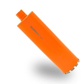 NINEROARS 5 Inch Wet Diamond Core Drill Bits for Concrete and Hard Masonry Drill Core Bit with 10mm Segment Height, 15.7" Drilling Depth, 1-1/4"-7 Arbor