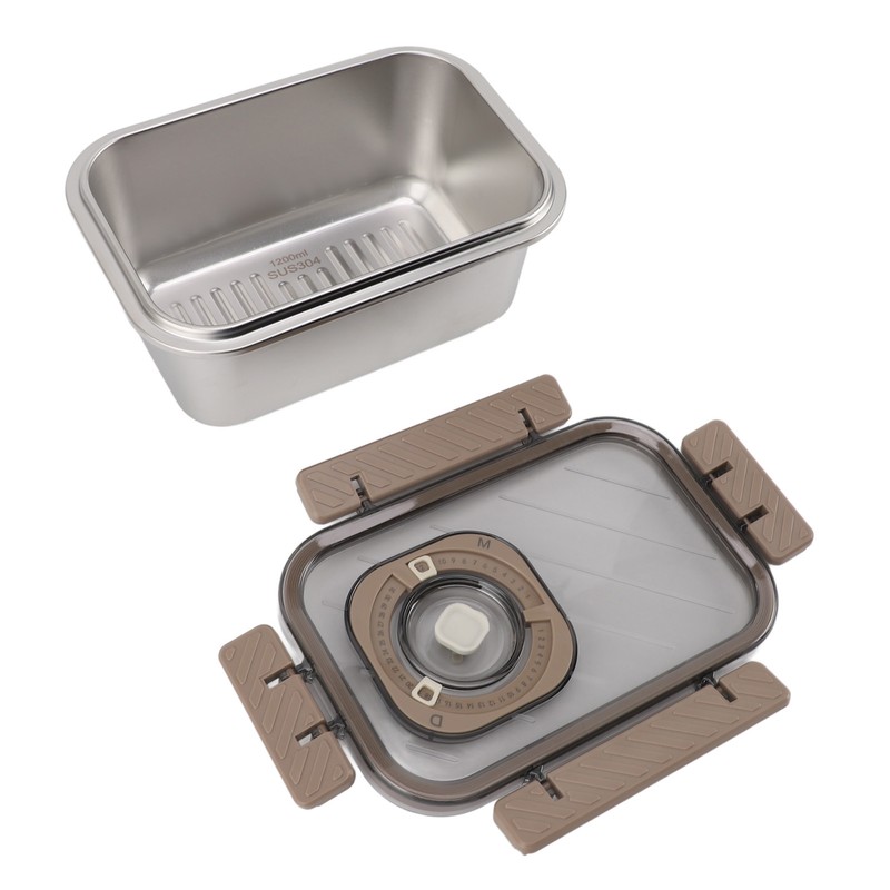 304 Stainless Steel Food Storage Container with Lid Leakproof Bento