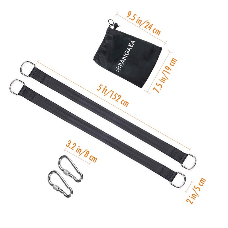 Tree Swing Hanging Straps Kit, Heavy Duty Holds 2200LBS 5FT