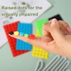 250pcs Bump Dots for Visually Impaired, Assorted Sizes Adhesive Silicone