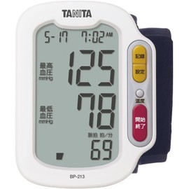 Tanita BP-213-WH Wrist Blood Pressure Monitor, White